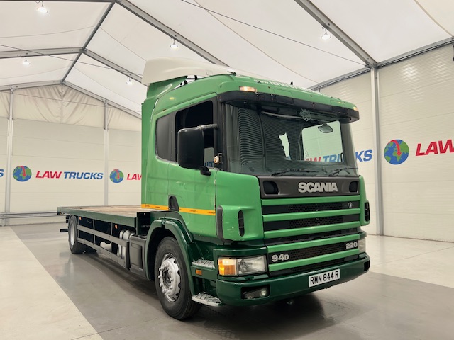 Scania P94 220 4×2 Sleeper Cab Flatbed