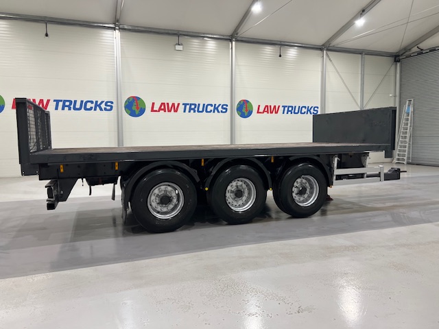 Montracon Tri Axle Flatbed Drawbar Trailer
