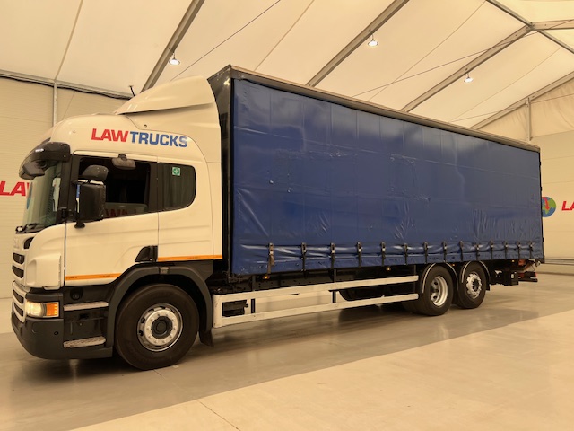 Scania P280 6×2 Highline Rear Lift Curtainsider