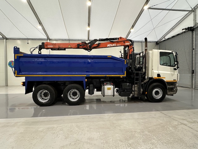 DAF CF75 310 6×4 Steel Tipper Grab Manual