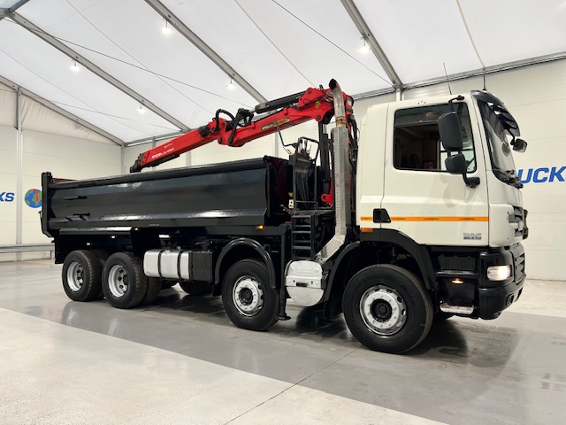 DAF CF85 410 8×4 Day Cab Steel Tipper Grab
