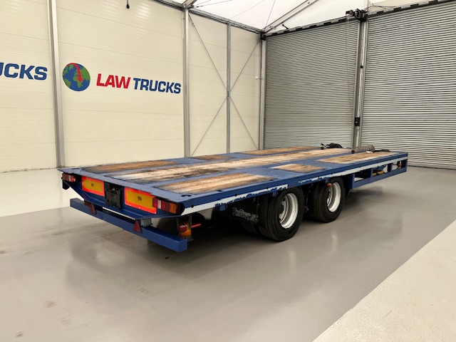 Adwell Tandem Axle Flatbed Drawbar Trailer