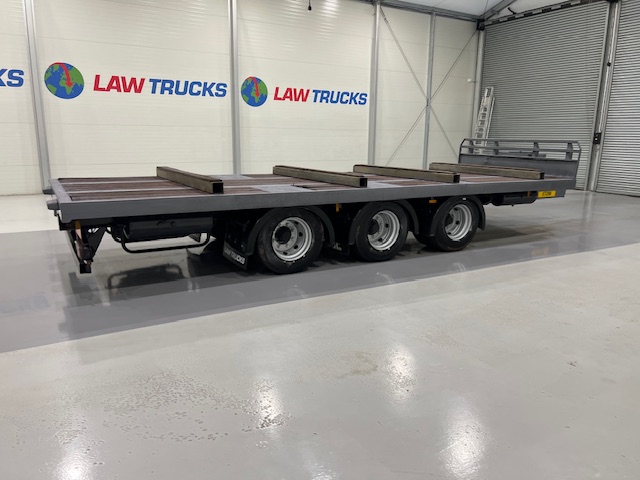 SDC Tri Axle Flatbed Drawbar Trailer