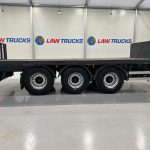Montracon Tri Axle Flatbed Drawbar Trailer - thumbnail