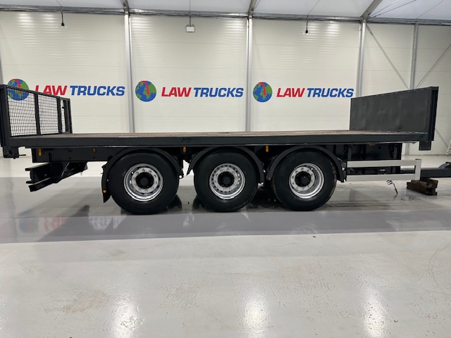 Montracon Tri Axle Flatbed Drawbar Trailer