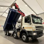 DAF CF85 410 8×4 Day Cab Steel Tipper Grab - thumbnail