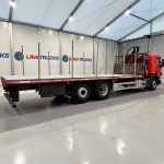 Scania P280 6×2 Rear Lift Flatbed with Crane - thumbnail