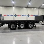 Montracon Tri Axle Flatbed Drawbar Trailer - thumbnail