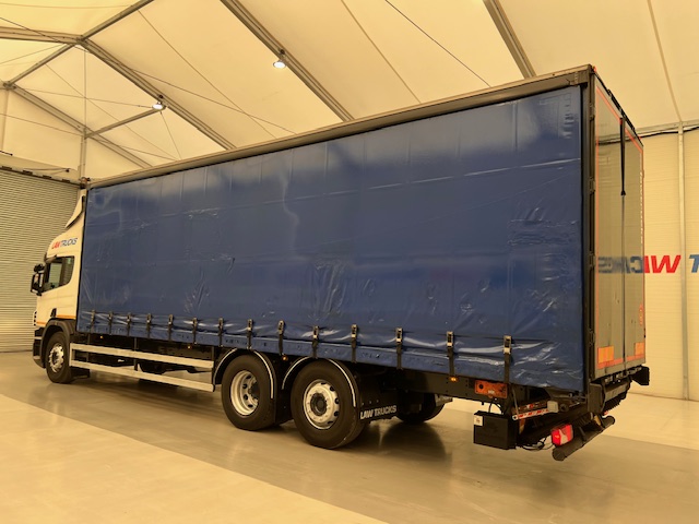 Scania P280 6×2 Highline Rear Lift Curtainsider