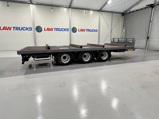 SDC Tri Axle Flatbed Drawbar Trailer