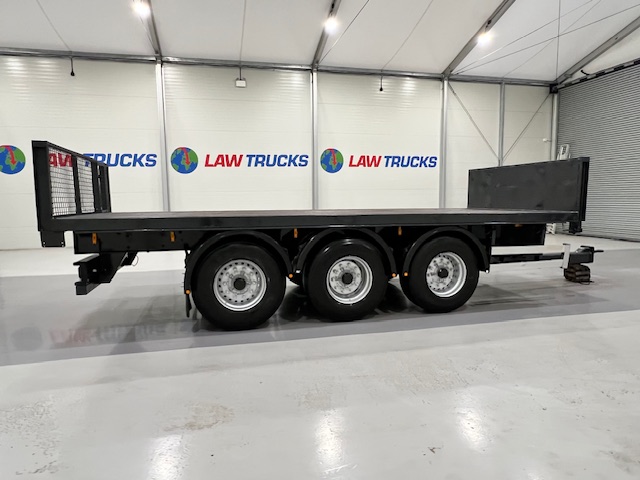 Montracon Tri Axle Flatbed Drawbar Trailer
