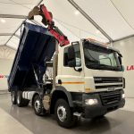 DAF CF85 410 8×4 Day Cab Steel Tipper Grab - thumbnail