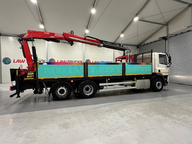 DAF CF 370 6×2 Rear Lift Dropside Brick Grab Manual