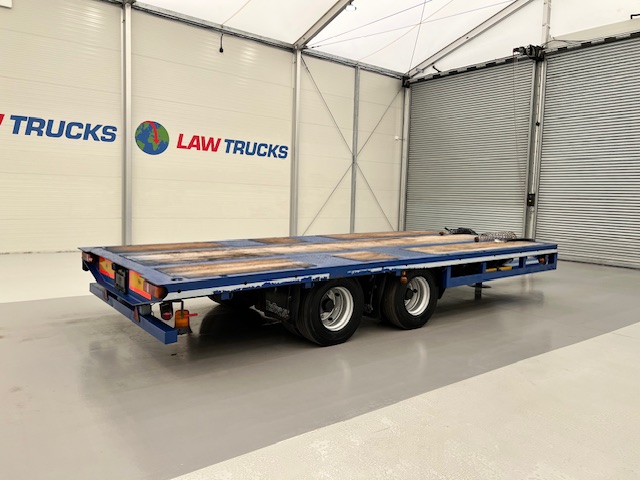 Adwell Tandem Axle Flatbed Drawbar Trailer