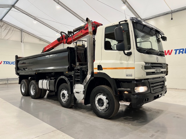 DAF CF85 410 8×4 Day Cab Steel Tipper Grab