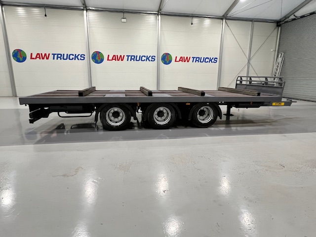 SDC Tri Axle Flatbed Drawbar Trailer