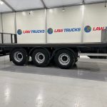 Montracon Tri Axle Flatbed Drawbar Trailer - thumbnail