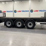 Montracon Tri Axle Flatbed Drawbar Trailer - thumbnail