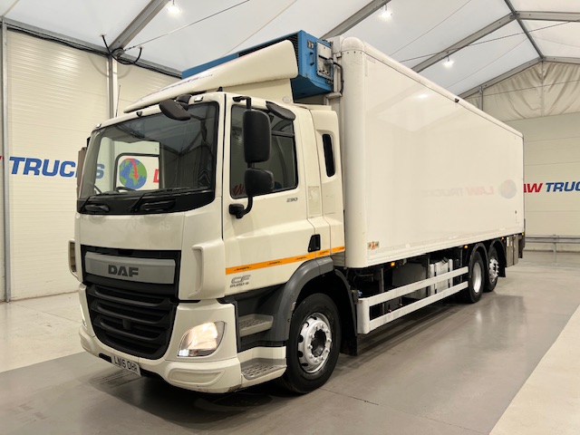 DAF CF 290 6×2 Rear Steer Fridge Box