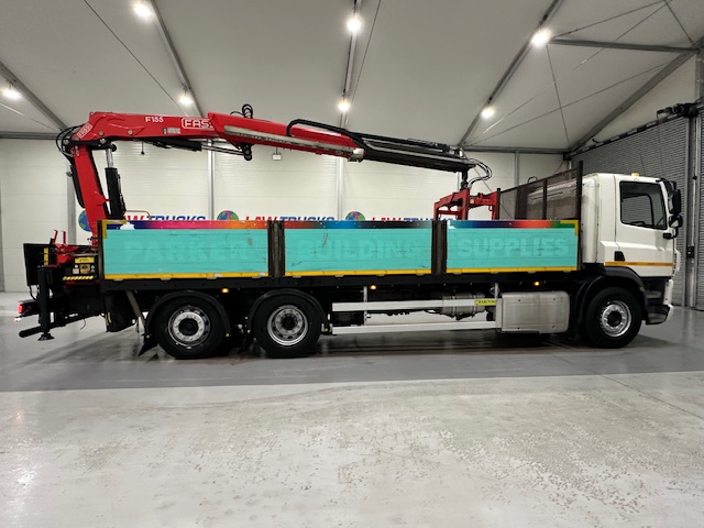 DAF CF 370 6×2 Rear Lift Dropside Brick Grab Manual