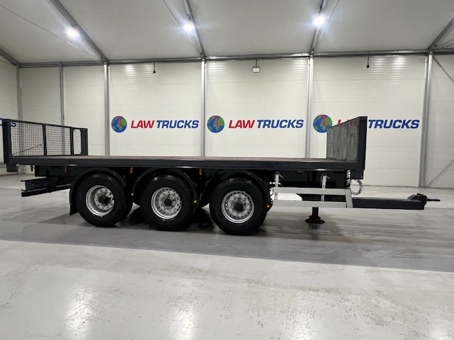 Montracon Tri Axle Flatbed Drawbar Trailer