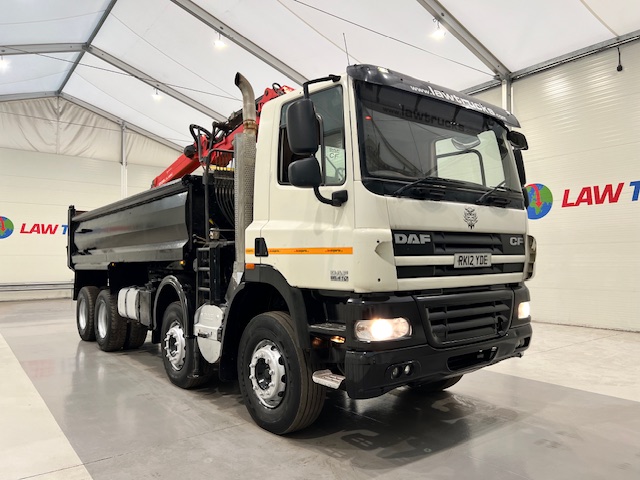 DAF CF85 410 8×4 Day Cab Steel Tipper Grab