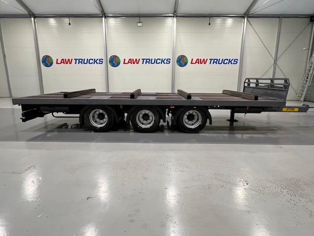SDC Tri Axle Flatbed Drawbar Trailer