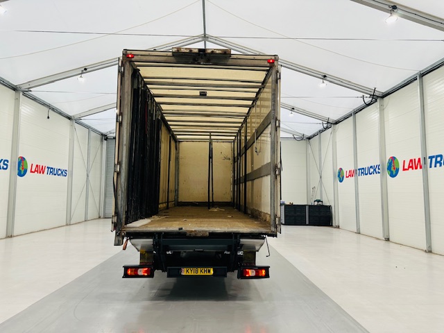 Mercedes Actros 1830 Sleeper Curtainsider Box Van