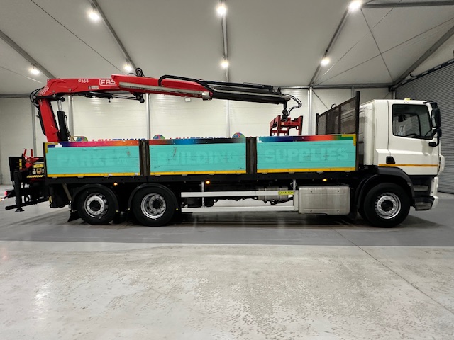 DAF CF 370 6×2 Rear Lift Dropside Brick Grab Manual