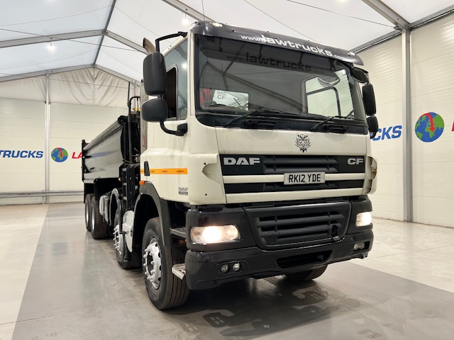 DAF CF85 410 8×4 Day Cab Steel Tipper Grab