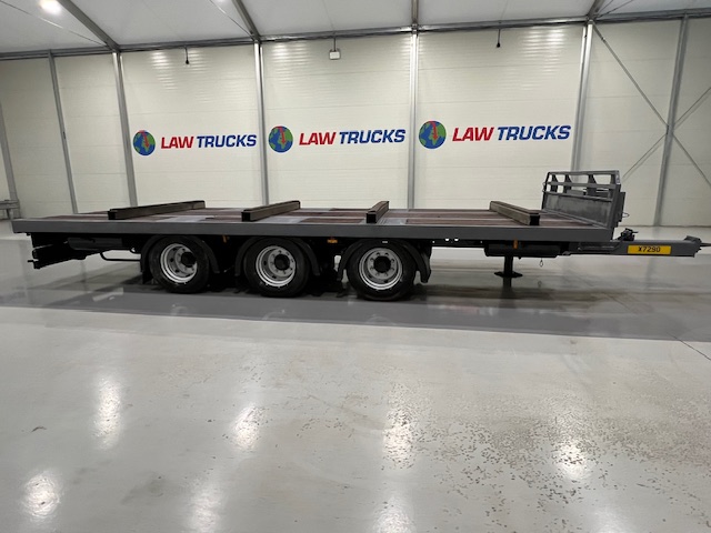 SDC Tri Axle Flatbed Drawbar Trailer