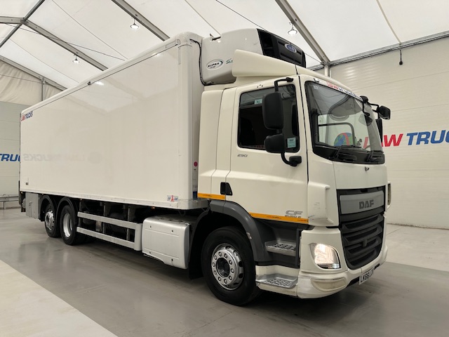 DAF CF 290 6×2 Rear Steer Fridge Box