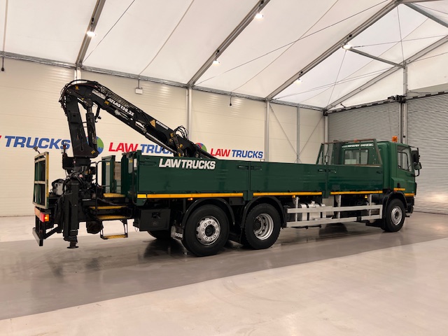 DAF CF75 310 6×2 Day Cab Dropside Crane