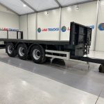 Montracon Tri Axle Flatbed Drawbar Trailer - thumbnail