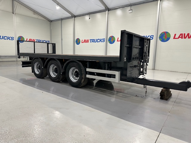 Montracon Tri Axle Flatbed Drawbar Trailer