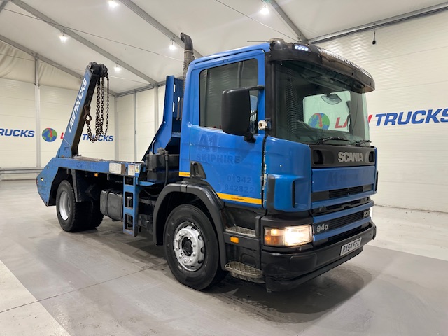 Scania P94 230 4×2 Day Cab Skip Loader
