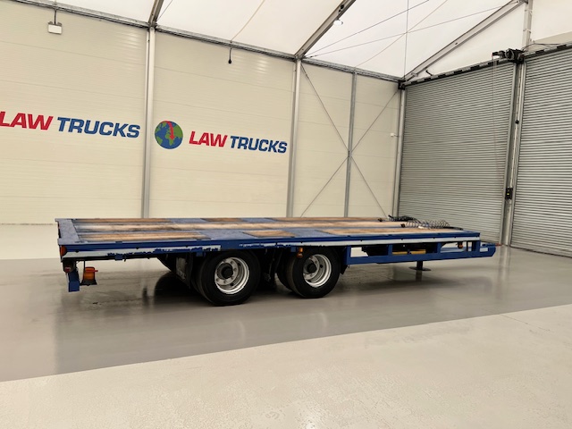 Adwell Tandem Axle Flatbed Drawbar Trailer