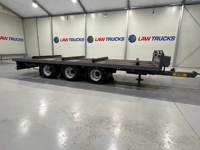 SDC Tri Axle Flatbed Drawbar Trailer