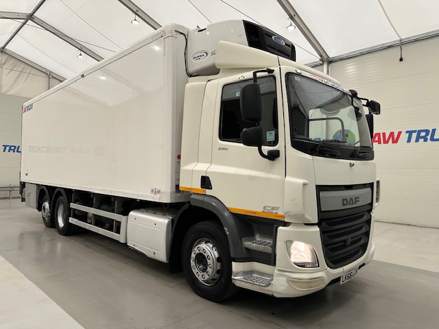 DAF CF 290 6×2 Rear Steer Fridge Box