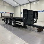 Montracon Tri Axle Flatbed Drawbar Trailer - thumbnail