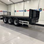 Montracon Tri Axle Flatbed Drawbar Trailer - thumbnail