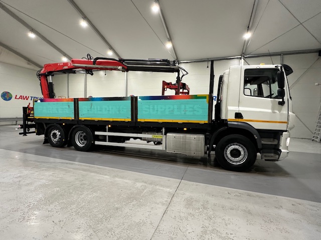 DAF CF 370 6×2 Rear Lift Dropside Brick Grab Manual