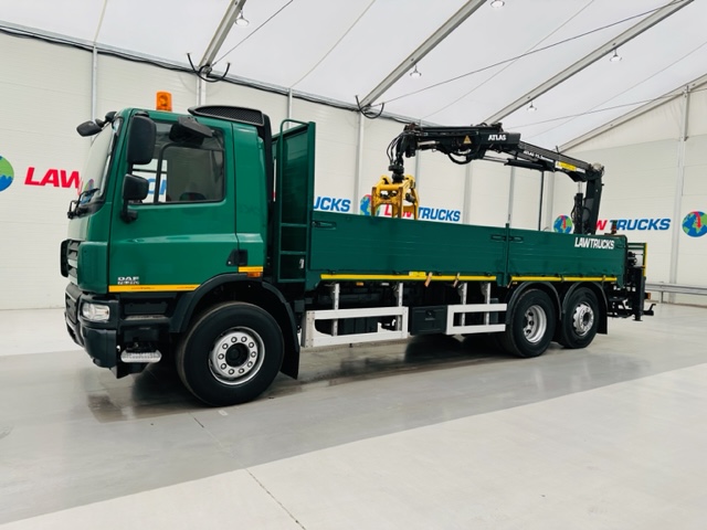 DAF CF75 310 Rear Lift Day Cab Dropside Brick Grab