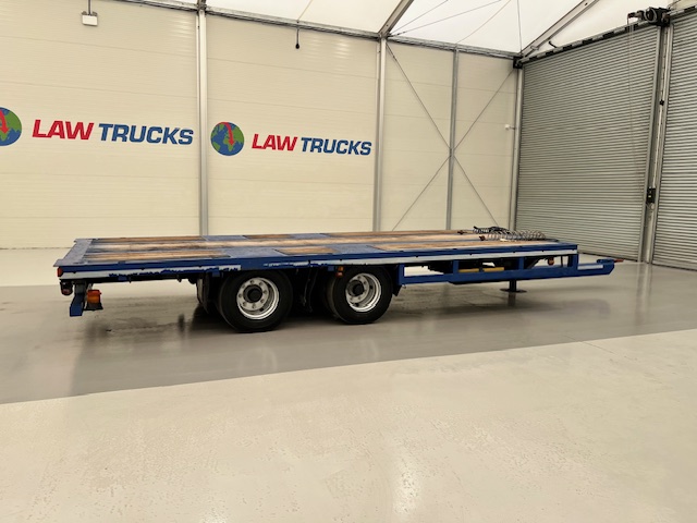 Adwell Tandem Axle Flatbed Drawbar Trailer