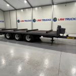 SDC Tri Axle Flatbed Drawbar Trailer - thumbnail