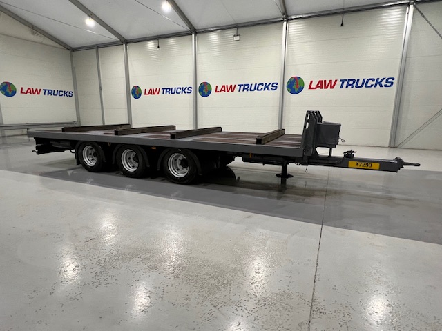 SDC Tri Axle Flatbed Drawbar Trailer