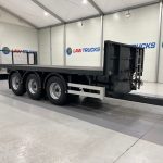 Montracon Tri Axle Flatbed Drawbar Trailer - thumbnail