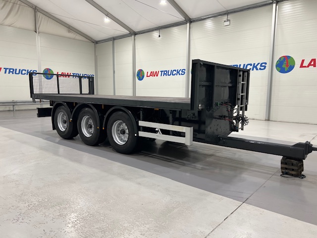 Montracon Tri Axle Flatbed Drawbar Trailer
