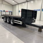 Montracon Tri Axle Flatbed Drawbar Trailer - thumbnail