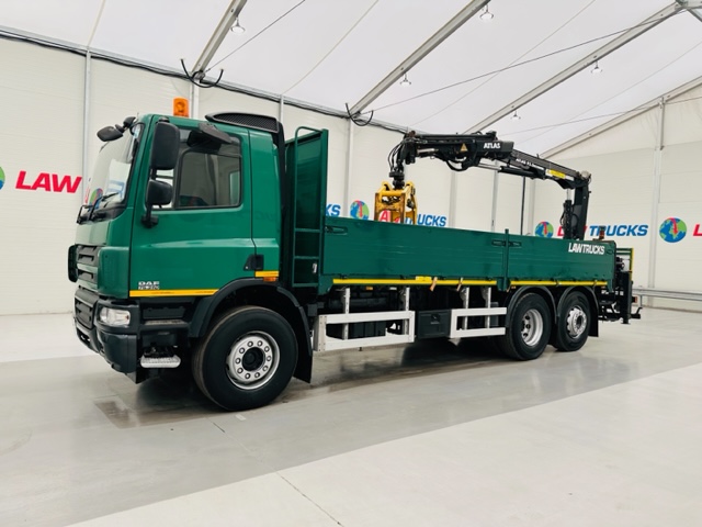 DAF CF75 310 Rear Lift Day Cab Dropside Brick Grab
